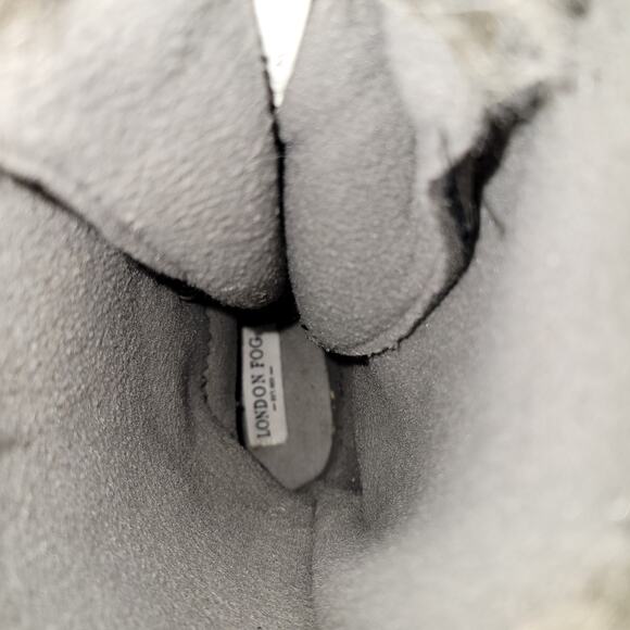 London Fog Melton 2 womens winter duck boots snow boots faux fur brown size 7 - Picture 12 of 14